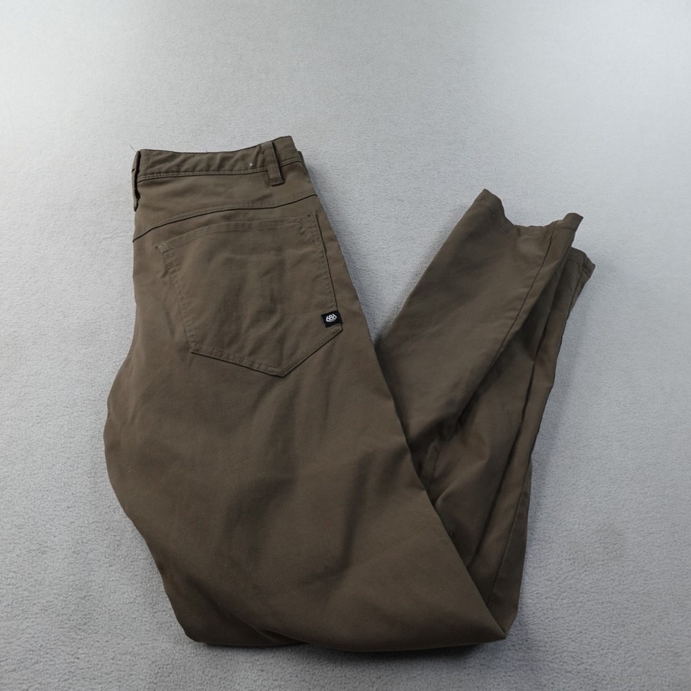 686 Everywhere Multi Shell Pants Mens 32x32 Brown Slim Fit Stretch DWR Hiking